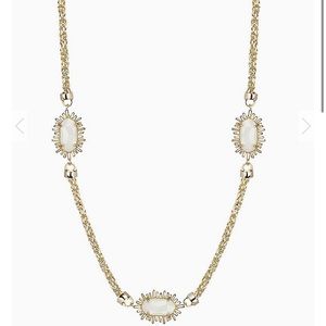 Kendra Scott Leighton necklace - iridescent white